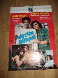 DÖNEMİNDEN ORJİNAL  FİLM AFİŞİ - BÜYÜK GÜNAH - İPEK PINAR - YUNUS BÜLBÜL