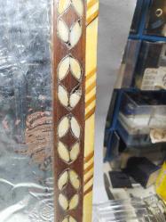 RF60---KEMİK SEDEF AHŞAP DEKORLU EL YAPIMI YAŞLI ÇERÇEVE