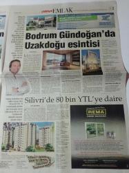 Milliyet Emlak Gazetesi - 30 Aralık 2006 - Sayı 94 - 2007 Model Siteler Geliyor - Tatil Beldesi Silivri'nin Doğal Ev'leri a- Bodrum Gündoğan'da Uzakdoğu Esintisi - Banyolarda Sıradışı Çizgiler - Kiptaş - Anadolu Sigorta - Üçüncü Köprünün Çevre Yolu Buradan Geçecek - Beykoz Vadi Konakları