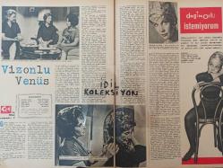 Ses Dergisi - 17 Şubat 1962- Sayı:13 - Danik Patisson - Türkan Şoray - Suphi Kaner - Vahi Öz - Yoko Tani - Cliff Richard - Tony Curtis - Martha Hyer - Kirk Douglas - Leslie Caron - Belmondo - Johnny Hallyday - Jean Renoir - Rene Clair - Francesco Maselli - Claudia Cardinale - Sergio Fantoni - Zeki Müren - Reşit Gürzap - Alev Özgün - Saadettin Erbil - Mücap Ofluoğlu - Tolga Aşkıner - Gülbin Eray - Saadet Alp - Sunay-Nuray Uslu - Dorothy Provine - İbrâhim Solmaz - Orhan Şener - Öztürk Serengil - Nebahat Çehre - Birsen Menekşeli - Sevim Emre - Peri-Han - Angela Lansbury - Nancy Kwan - Alain Delon - Ivy Nicholson - Elke Sommer -