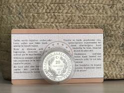 2021 - Kanal İstanbul Darphane Sertifikalı Gümüş Hatıra Para