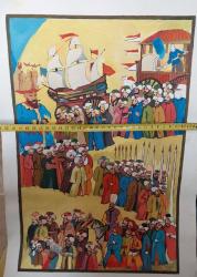 MİNYATÜR,  USTA İŞİ OZEL KAĞIDA ÇİZİM MİNYATÜR , DEKORASYON AMAÇLI,  EVINIZE, OFISINIZE DEĞER KATACAK GÜZELLİKTE MİNYATÜR..