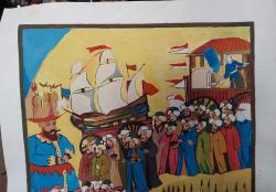 MİNYATÜR,  USTA İŞİ OZEL KAĞIDA ÇİZİM MİNYATÜR , DEKORASYON AMAÇLI,  EVINIZE, OFISINIZE DEĞER KATACAK GÜZELLİKTE MİNYATÜR..