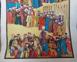 MİNYATÜR,  USTA İŞİ OZEL KAĞIDA ÇİZİM MİNYATÜR , DEKORASYON AMAÇLI,  EVINIZE, OFISINIZE DEĞER KATACAK GÜZELLİKTE MİNYATÜR..