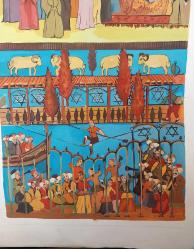 MİNYATÜR,  USTA İŞİ OZEL KAĞIDA ÇİZİM MİNYATÜR , DEKORASYON AMAÇLI,  EVINIZE, OFISINIZE DEĞER KATACAK GÜZELLİKTE MİNYATÜR.. 29 x 42 cm