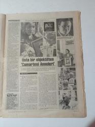Cumhuriyet Kitap Gazetesi - 8 Ocak 1998 - Sayı 412 - Felsefeci Bir Yazar Tansu Bele Fotoğrafı - Aydın Baydar Aclan Uraz