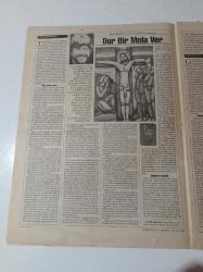 Cumhuriyet Kitap Gazetesi - 8 Ocak 1998 - Sayı 412 - Felsefeci Bir Yazar Tansu Bele Fotoğrafı - Aydın Baydar Aclan Uraz