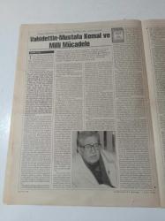 Cumhuriyet Kitap Gazetesi - 8 Ocak 1998 - Sayı 412 - Felsefeci Bir Yazar Tansu Bele Fotoğrafı - Aydın Baydar Aclan Uraz