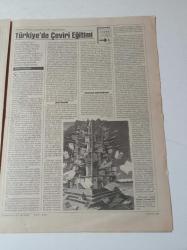 Cumhuriyet Kitap Gazetesi - 8 Ocak 1998 - Sayı 412 - Felsefeci Bir Yazar Tansu Bele Fotoğrafı - Aydın Baydar Aclan Uraz