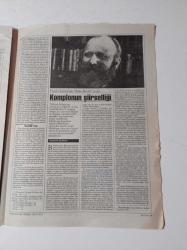 Cumhuriyet Kitap Gazetesi - 12 Şubat 1998 - Denemenin Usta Kalemi Vecihi Timuroğlu Fotoğrafı - Helsinki Yurttaşlar Derneği - Merhaba Sivil Toplum - Engin Turgut'un Yeni Şiirlerini Alihan Irmakkesen Değerlendirdi - Şenol Öztop - Arı İnan - Tarihe Tanıklık Edenler - Ali Akay Post-modern Görüntü Kitabı