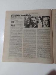 Cumhuriyet Kitap Gazetesi - 14 Şubat 1991 - Sayı 52  -  Cemal Süreya - 2000'e Doğru Dergisi - Türkan Saylan - Nobel Dizisi - Agatha Christie - Stephen King - Voltaire -Filiz Ali Ve Stendhal'den Ölümünün 200. Yılında Mozart - 99 Yüz - Demokrasi Ve Seçkinler - Mehmed Kemal