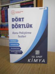 Dört Dörtlük Konu Pekiştirme Testleri 10. Sınıf Kimya