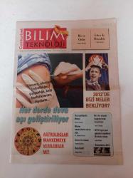 Cumhuriyet Bilim Teknoloji Gazetesi - 13 Ocak 2012 - Sayı 1295 -  BTYK İçin Yeni Gündem Maddesi Bilimde İslam - Astrologlar Mahkemeye Verilebilir Mi -Kansere Alerjiye Bağımlılığa Şişmanlığa Kalp Hastalıklarına Diyabete - Bir Din Olarak Kopyalamak Kopimizm- Aslan İle İnsan - Osmanlılarda Kimya