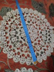 30 CM ÇAPINDA YUVARLAK SEHPA ÖRTÜSÜ SÜTLÜ KAHVE