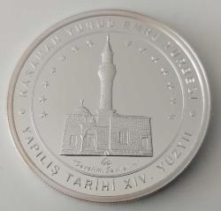 2021 GÜMÜŞ 20 TÜRK LİRASI KARAMAN YUNUS EMRE TÜRBESİ ANISINA ORİJİNAL DARPHANE HATIRA PARASI SERTİFİKASIZ ÇİLL Y1DD2R ÇOK NADİRDİR