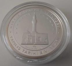 2021 GÜMÜŞ 20 TÜRK LİRASI KARAMAN YUNUS EMRE TÜRBESİ ANISINA ORİJİNAL DARPHANE HATIRA PARASI SERTİFİKASIZ ÇİLL Y1DD2R ÇOK NADİRDİR