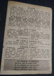 TAKVİM YAPRAĞI  23 EKİM 1973 ÜLKÜ TAKVİMİ  KOLEKSİYONLUK