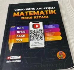 Video Konu Anlatımlı Matematik Ders Kitabı / DGS KPSS ALES TYT
