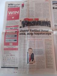Milliyet Gazetesi - 3 Mart 2007 - Süper Lig'in Anatomisi Üç Büyükler Kayıplarda - Laikliğe Veda - Paris Hilton - Kenan Evren'in Sözleri Başına Dert Açtı - İSKİ Genel Müdürü Dursun Ali Çodur - Kadir Topbaş - Vildan Atasever