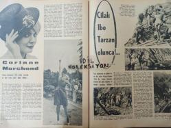 Ses Haftalık Aktüalite Sinema Tiyatro Müzik ve Gençlik Mecmuası Dergisi - 4 Ağustos 1962 - Sayı:37 - Claudia Cardinale - Tunç Yalman - Neriman Köksal - Sırrı Gültekin - Adnan Şenses - Muzaffer Tema - George Hamilton - Jerry Lewis - Ayhan Işık - Kenan Pars - Şevket Rado'nun Radyo sohbetleri - Shirley Mac Laine - Anna Suh - Suzan Avcı - Nathalie Wood - Corinne Marchand - Cilalı İbo - Feridun Karakaya - Olivia de Havilland - Joan Crawford - Rosalind Russell - Türkan Şoray - Diclehan Baban - Cyd Charisse - Maurice Chevalier - Walter Chiari - Diane Cilento - Petula Clark - Bulmaca - Warren Beatty - Brigitte Bardot - Dahlia Lavi fotoğraf ve haberi - Dergi Tam Değildir Sadece 24 Sayfası Mevcuttur