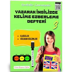 Yazarak İngilizce Kelime Ezberleme Defteri-3