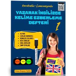 Yazarak İngilizce Kelime Ezberleme Defteri Seti (Birinci Bölüm)