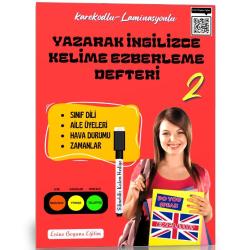 Yazarak İngilizce Kelime Ezberleme Defteri Seti (Birinci Bölüm)