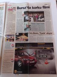 Milliyet Gazetesi - 20 Ağustos 2007 - Cimbom Ve Kartal Tam Yol - Aydan Şener - Barajlarda Tükenişin Fotoğrafı - Demokratik Sol Parti Kurultayında Ecevit Yoktu - Abdullah Gül İthal Milli Görüşçüydü- Atlasjet Kaçırıldı