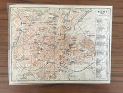 Efemera - Harita Aachen (Almanya) Rehm, Steffen, Viertel, Burtscheid 21x16 cm - kitantik - kitaLog