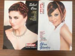 Star Gazetesi Renkli Posteri Emre Altuğ, Özcan Deniz, Sibel Can, Ebru Gündeş 41,5x 29 cm