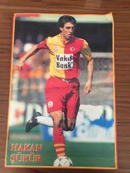 Galatasaray 1997-98 Hakan Şükür Posteri Renkli 30x44 cm