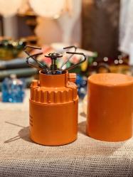 Vintage PopArt Turuncu Kamp Ocağı