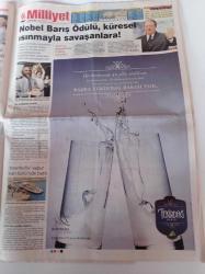 Milliyet Gazetesi - 13 Ekim 2007 - Yaşamın Kıyısında Filmine Almanya'da Ödül - Tuncel Kurtiz - Fatih Akın - Nurgül Yeşilçay - A Milli Takım Moldova Karşısında - Cumhurbaşkanı Abdullah Gül'ün Kızı Evleniyor - Başbakan Recep Tayyip Erdoğan Ermeni Tasarısı İçin İnceldiği  Yerden Kopsun