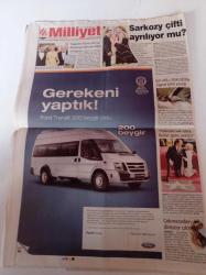 Milliyet Gazetesi - 13 Ekim 2007 - Yaşamın Kıyısında Filmine Almanya'da Ödül - Tuncel Kurtiz - Fatih Akın - Nurgül Yeşilçay - A Milli Takım Moldova Karşısında - Cumhurbaşkanı Abdullah Gül'ün Kızı Evleniyor - Başbakan Recep Tayyip Erdoğan Ermeni Tasarısı İçin İnceldiği  Yerden Kopsun