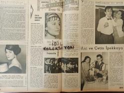 Ses Dergisi - 15 Şubat 1964 - Sayı:8 - Francoise Dorleac - Jackie Jones - Rekin Teksoy - Cengiz Tuncer - Hayley Mills - Fikret Hakan - Semiramis Pekkan - Ayhan Işık - Tippi Hedren - Şevket Rado - Peter O'toole - Richard Brooks - Semra Sar - İzzet Günay - Elizabeth Ashley - Şeytan Ruhlu Kadın filmi fotoromanı - Marlon Brando - Frank Sinatra - Sophia Loren - Richard Burton - Lana Turner - Danny Kaye - Marlene Dietrich - Anouk Aimee - Curd Jürgens - Turgut Özatay - Muharrem Gürses - Nuray Uslu - Yabancı filmi fotoromanı - Miles Davis - Oscar Peterson - Hadi Çaman - Emel Çeviren - Senih Orkan - Ayten Erman - Suna Berk - Melahat Özekit - Nevzat Okçugil - Timuçin Caymaz - Şadıman Ayşın - Fuat İşhan - Sema Özcan - Çetin İpekkaya - Herşey bir anda oldu filmi fotoromanı - Öztürk Serengil - Stathis Giallelis - Linda Mars - Marie Jose Nat - Jacques Charrier - Sandra Lee -
