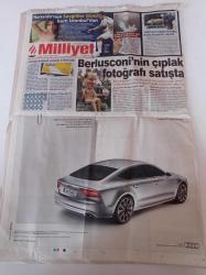 Milliyet Gazetesi - 8 Şubat 2011 - Berlusconi'nin Çıplak Fotoğrafı Satışta - Durduk Yerde Darbe Tartışması - Süheyl Batum Gafları - Hrant Dink - Recep Tayyip Erdoğan - Sevgililer Günü - Mevlid Kandili - Ana Vatan Yavru Vatanı Hack'ledi - Cumartesi Anneleri - Bülent Arınç - Savunma Bakanı Vecdi Gönül