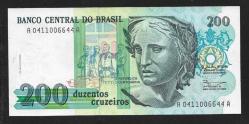 ** BREZİLYA ( 200 * CRUZEİROS ) 1990 - ÇİL