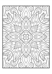 Sayılarla Mandala Boyama Kitabı