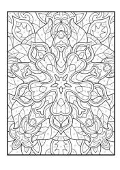 Sayılarla Mandala Boyama Kitabı