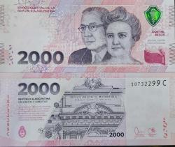 ARJANTİN 2000 PESO 2023 ÇİL KONDİSYON.
