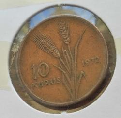 ON (10) KURUŞ 1972 ÇÇT+++