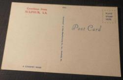 POSTA KARTI  ABD  SULPHUR LOUİSİNA  MANZARALI   KOLEKSİYONLUK