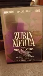 DVD KLASIKLER  BBOYUTLU 5.1 MUZIK  DVD  ZUBIN MEHTA  Piyano  Ludwig van Beethoven, Sol Majör 4. Piyano Koncertosu  MITSUKO UCHIDA Franz Schubert, Rosamunde Uvertürü ISRAIL FILARMONI ORKESTRASI  Johann Sebastian Bach, Obua Keman ve Yaylılar için Koncerto  Igor Stravinsky, Pulcinella Suiti