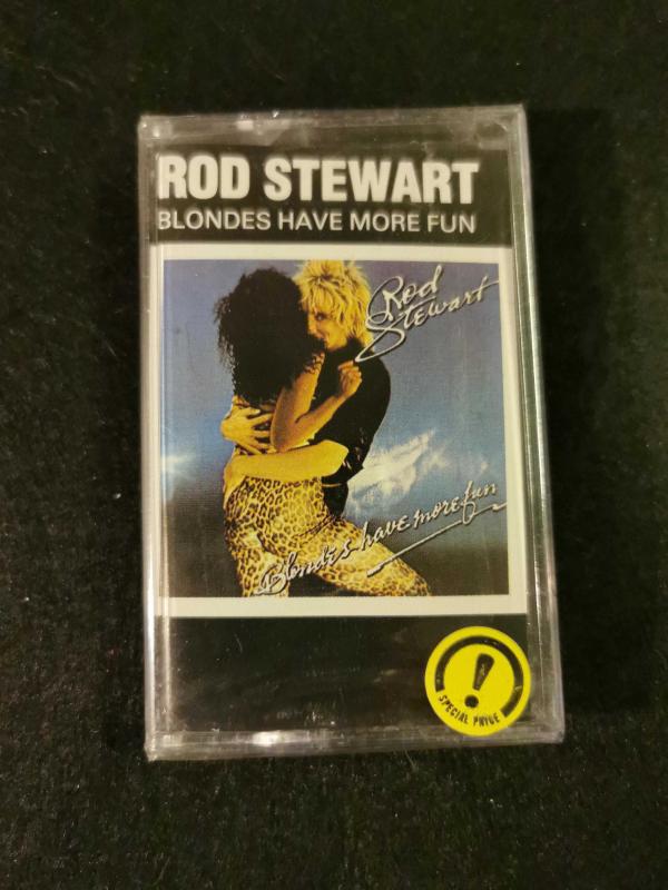 Blondes have more fun. Rod Stewart blondes have more fun.