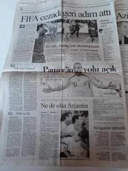 Cumhuriyet Gazetesi -25 Haziran 2006 - Aziz Yıldırım - İşte Ekonomik Çöküş- Recep Tayyip Erdoğan - AKP Dini Düzen İstiyor - Cüneyt Zapsu Yasin El Kadı İlişkisi - Ulusal Takıma Ceza İndirimi - Şiilerden Dünya Konseyi - Almanya Ve Arjantin Kazandı - Süleyman Demirel - Bülent Ecevit - 2001 Krizi