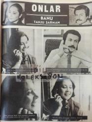 Ses Dergisi - Resimli Roman - 31 Aralık 1983 - Adile Teyze'nin Gardırobundan - Orient saat reklamı - Köye gelen Öğretmen film fotoromanı - Bahar Öztan - Orhan İçin - Efes Pilsen bira reklamı - Moda - Adile Naşit - Onlar filmi fotoromanı - Banu - Tanju Şarman - Kabaklı kuzu pirzola tarifi - Domatesli alabalık tarifi - Örgü Kulübü - Ebruli Kazak tarifi -