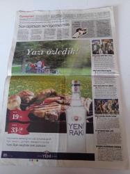 Cumhuriyet Gazetesi - 1 Mayıs 2009 - Yasaklı 1 Mayıs Bayramı - Azerbaycan Okul Katliamı İle Sarsıldı - Hilmi Özkök İlker Başbuğ Görüşmesi - Dünya Sağlık Örgütü Domuz Gribi İçin Uyardı - Deniz Baykal- İstanbul Valisi Muammer Güler'den Gözdağı