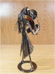 ViNTaGe MÜZİSYEN FiGÜRLü İLGİNÇ HEYKEL-BÜYÜK BİBLO...