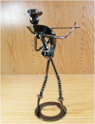 ViNTaGe KEMANCI MüZiSYeN FiGÜRLü İLGİNÇ HEYKEL-BÜYÜK BİBLO...