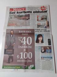 Sözcü Gazetesi - 24 Ekim 2012 - Halka Cumhuriyet Bayramı Kutlatmıyorlar - Barack Obama'dan Tarihi İtiraf- Bülent Arınç'ın Yeğeni BOTAŞ'a Genel Müdür Yardımcısı Yapıldı - Çalışana ve Emekliye Yine Sadaka Gibi Zam - Bayram Öncesi Sel 3 Can Aldı - Başbakan Recep Tayyip Erdoğan Susuz Ev Verdi